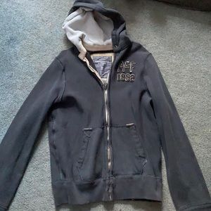 Abercrombie heavyweight sweater jacket